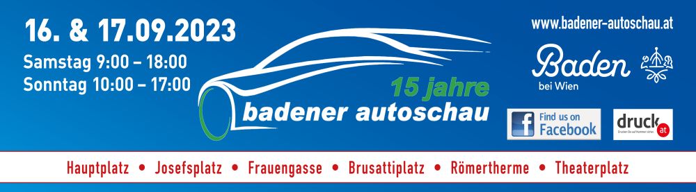 Badener-Autoschau Termin 16. - 17. September_2023
