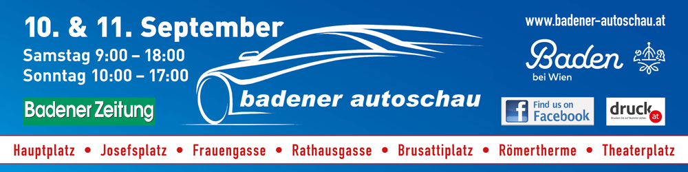 Badener-Autoschau Termin 10. - 11. September_2022